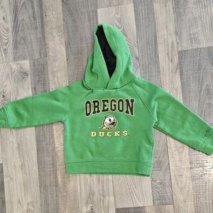 Oregon Ducks Kids Green Hoodie